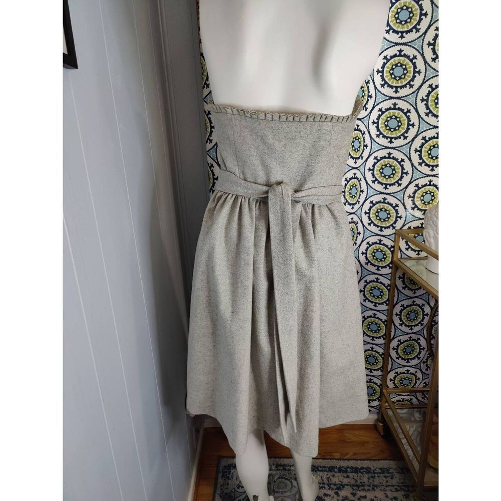 Banana Republic Shoulderless Wool Blend Dress with Jeweled Belt - Picture 4 of 8